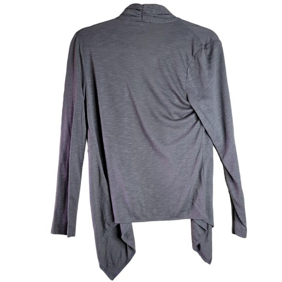 Banana Republic Taupe Brown Open Cardigan Jacket Women Size Medium Petite - Picture 2 of 9